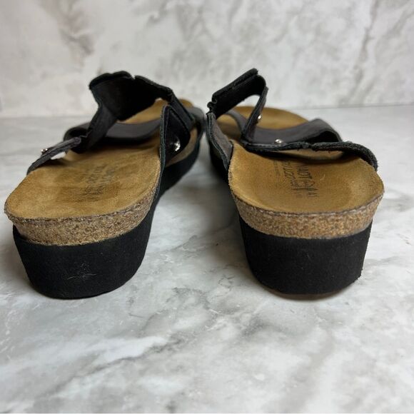 Naot Ashley Metallic Plum Sandals - Picture 5 of 6